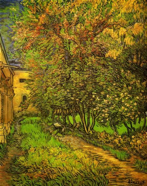 The Garden Of Saint Paul Hospital 1889 Vincent Van Gogh