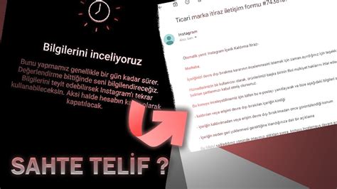 INSTAGRAM SAHTE TELİF HAKKINDAN KAPANAN HESABI AÇMA 2024 YouTube