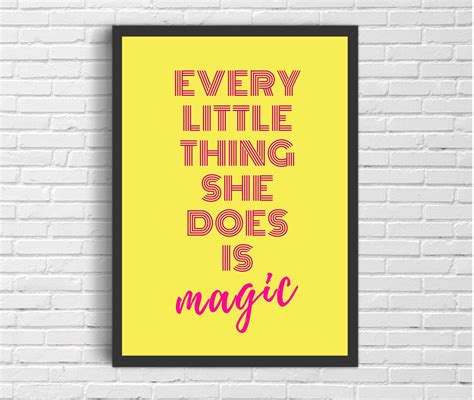 Every Little Thing She Does is Magic the Police Sting - Etsy