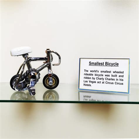 Lot - World's Smallest Bicycle artifact Guinness Museum