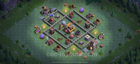 Top Builder Hall Level 5 Anti Everything Base With Link Clash Of Clans Bh5 Copy 55