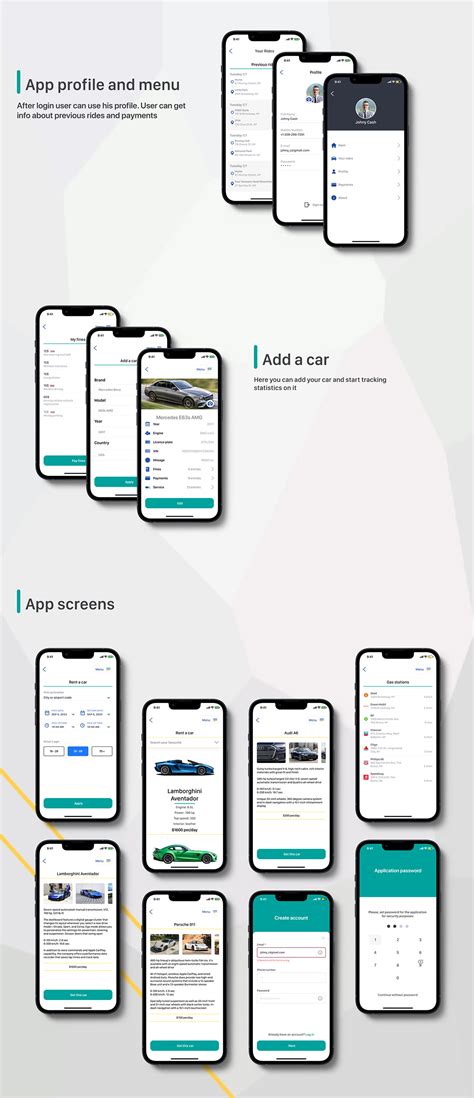 Simple Driving mobile app on Behance
