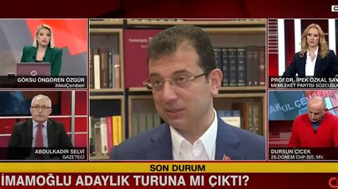 Abdulkadir Selvi kulis diyerek paylaştı Akşenerin İmamoğluna