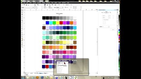 Creating A Color Palette In CorelDRAW YouTube