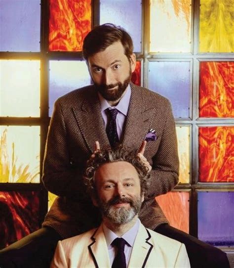 David Tennant And Michael Sheen British Airways Magazine March Tv