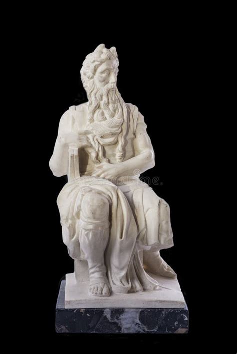 Michelangelo Moses Sculpture, Very Popular As Rome Souvenir Stock Image ...