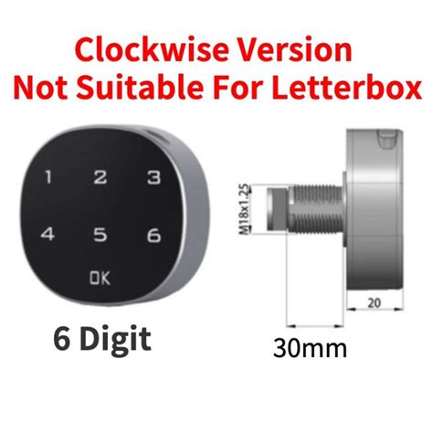 Sg Ready Stock Letterbox Digital Lock Mailbox Digital Lock Anti