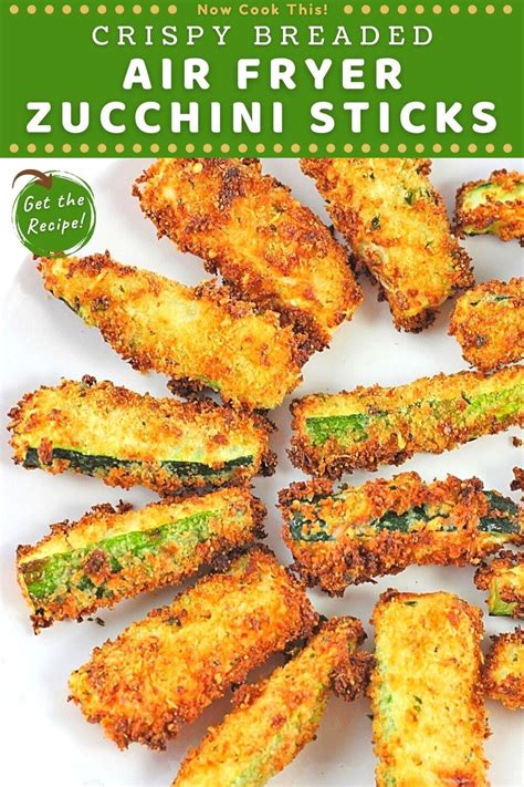 Crispy Breaded Air Fryer Zucchini Sticks Artofit