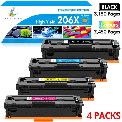 206x 206a Toner Cartridges With Chip Compatible For Hp 206x 206a W2110x W2111x W2112x W2113x