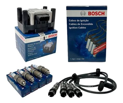 Kit Cable Bujia Y Bobina Bosch P Gol Trend Fox Suran Voyage