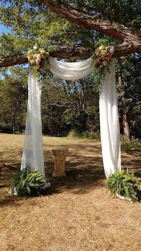 Arches Oak Tree Wedding Ceremony Romantic Wedding Decor Tree