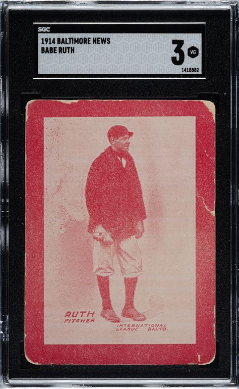 A Babe Ruth Rookie Card From 1914 Sells For 7 2 Million At Auction