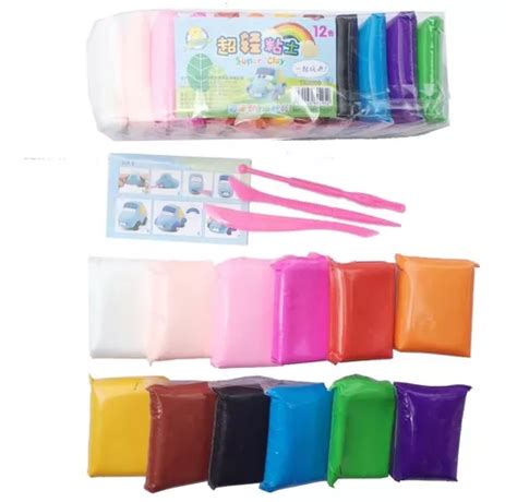 Masas Moldeable Slime Colores Arcilla Moldeable Plastilin