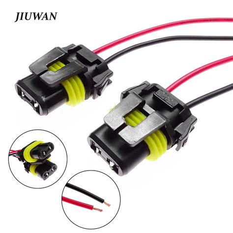 Pcs Bulb Socket Adapter Female Connector Wiring Harness For