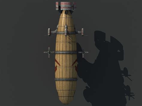 3d Model Red Alert Kirov Airship 1 Vr Ar Low Poly Cgtrader