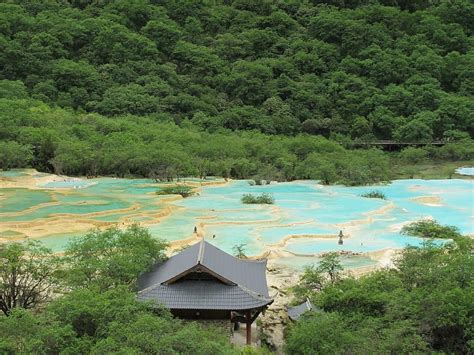 Jiuzhaigou El Paisatge Llac Pikist