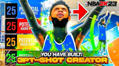 NEW 3PT SHOT CREATOR BUILD NBA 2K23 Best DEMIGOD BEST Build In NBA