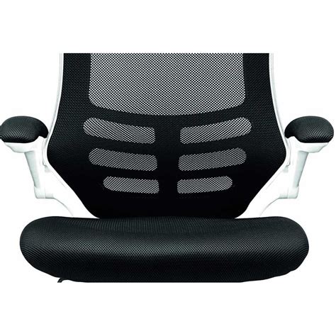 Aria Mesh High Back Ergonomic Office Chair With Foldaway Arms