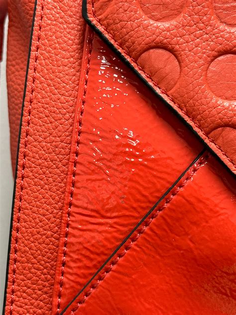 Buy Leather Origami Satchel Handbag In Poppy Orange Mimco Reloop