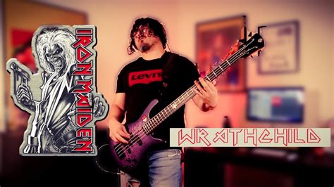 Iron Maiden Wrathchild Full Bass Cover Youtube