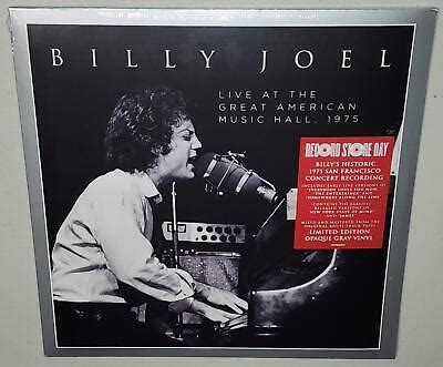 BILLY JOEL LIVE AT THE GREAT AMERICAN MUSIC HALL 1975 RSD NEW SEALED