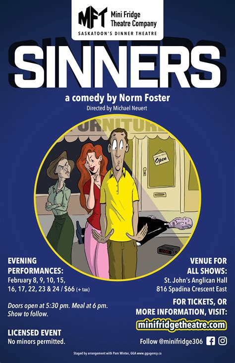 Sinners Mini Fridge Theatre Company