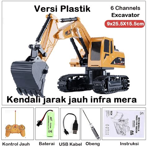 Jual Tatajoy Ghz Excavator Remote Control Channel Rc Beko