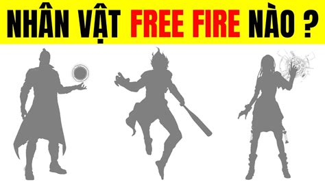 THỬ THÁCH Đoán Tên Các NHÂN VẬT FREE FIRE Câu Đố Vui YouTube