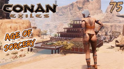 Conan Exiles Age of Sorcery 75 Rüstung Färben Steinnasen Eier am Bau