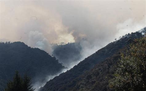 Llamas consumen cientos de hectáreas de bosque en Tetela de Ocampo El