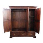 Solid Mahogany Wood Door Drawer Wardrobe Turendav Australia