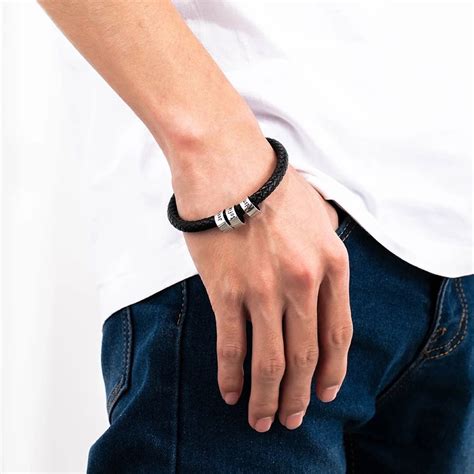 Bracelet Pour Homme Personnalis Mon Bijou Sarah Bracelets En Cuir