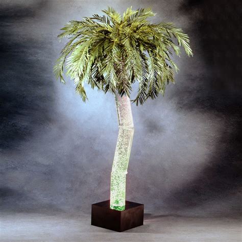 Midwest Tropical 633 Ft Aqua Bubbling Palm Artificial Christmas Tree