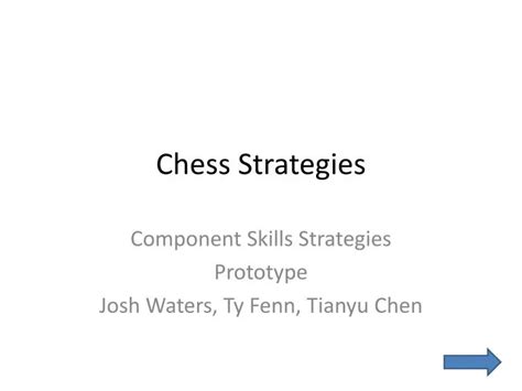 PPT - Chess Strategies PowerPoint Presentation, free download - ID:2826570