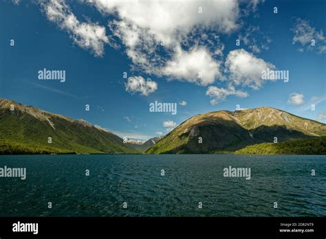 Nelson Lakes National Park Located In The South Island Of New Zealand