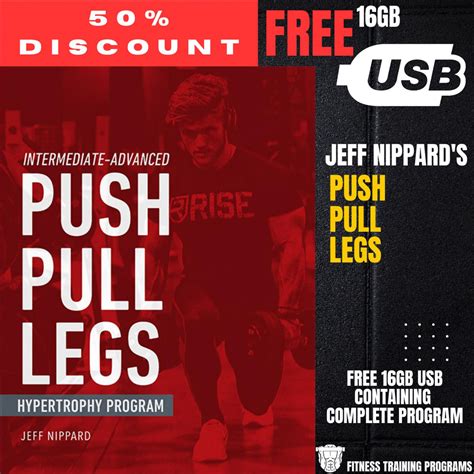 Push Pull Legs Hypertrophy Program Intermediate Advanced Jeff Nippard