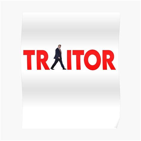 Trump Traitor Posters | Redbubble