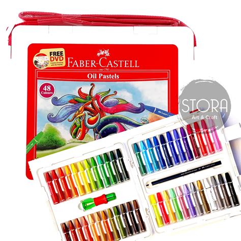 Jual Faber Castell Hexagonal Oil Pastel Crayon Colours Warna