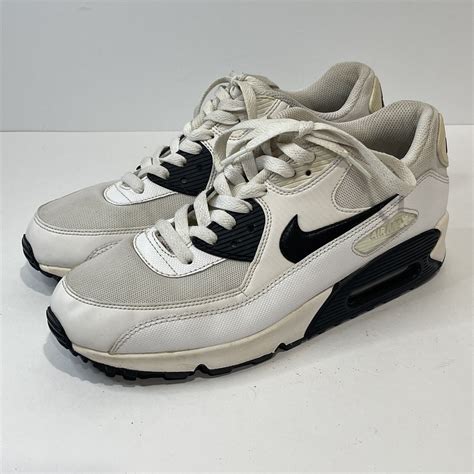 Size 10 Nike Air Max 90 Essential White Black 616730 110 For Sale Online Ebay