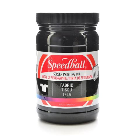 Speedball Fabric Screen Printing Ink Oz Black Hsn