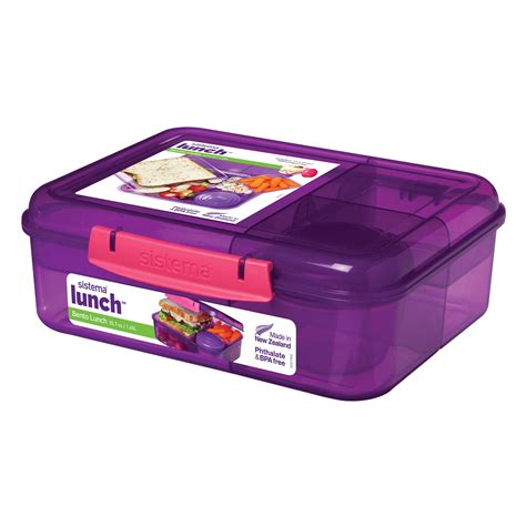 Sistema Bento Box Lunch Container Pack Walmart