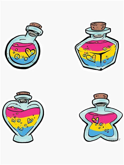 Potions Of Pride Pan Sticker For Sale By Ovaettr In 2024 Pride