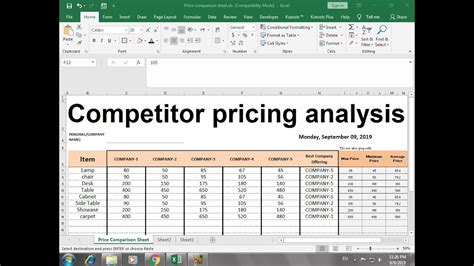 Excel Worksheet Comparison College Comparison Worksheet For