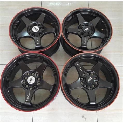 Jual VELG MOBIL BEKAS SEKEN KAILOLO HSR RING 15X6 5 LUBANG 5 ET38BLACK