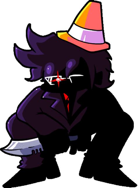 A Black Cat Wearing A Colorful Hat And Holding A Knife In Its Paws