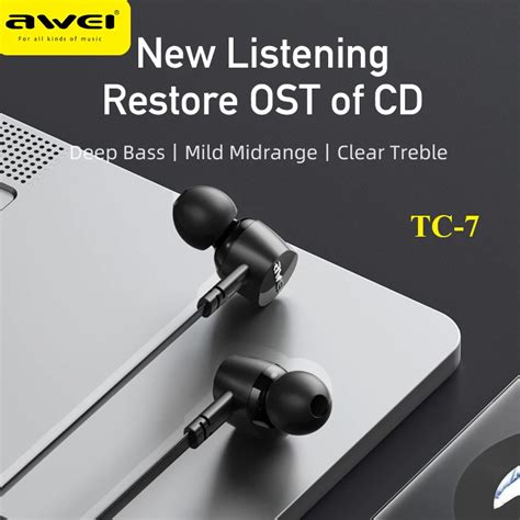 Awei TC 7 Auriculares Intrauditivos Con Cable Tipo C Dispositivo De