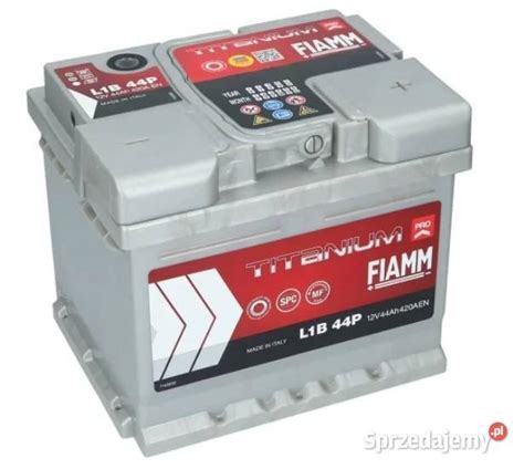 Akumulator FIAMM TITANIUM PRO 12V 44Ah 420A DARMOWA WYMIANA Stalowa