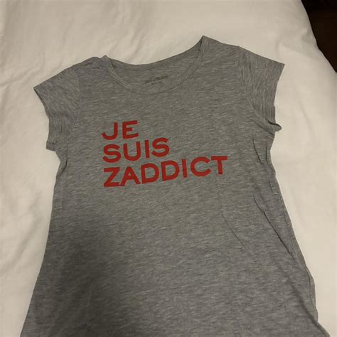 Zadig Voltaire Grey Tee In A Size Xs Depop