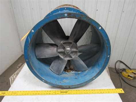 Binks 30 240 8 24 Paint Booth Exhaust Fan Tubeaxial W Extension