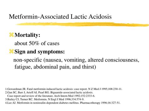 PPT - Metformin-Associated Lactic Acidosis At the edge of Death ...